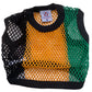 PawWear MEDIUM JAMAICA COLORS 100% Cotton Tank Top, Fisherman String Vest, Mesh Shirt for miniature, puppy, toy dogs - BACK